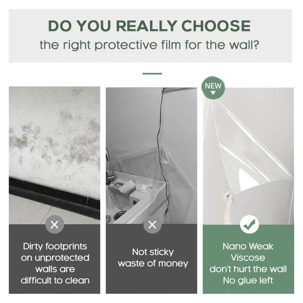 Self- Adhesive Transparent Wall Protection Film🛡️(Buy 1 Get 1 Free😍)